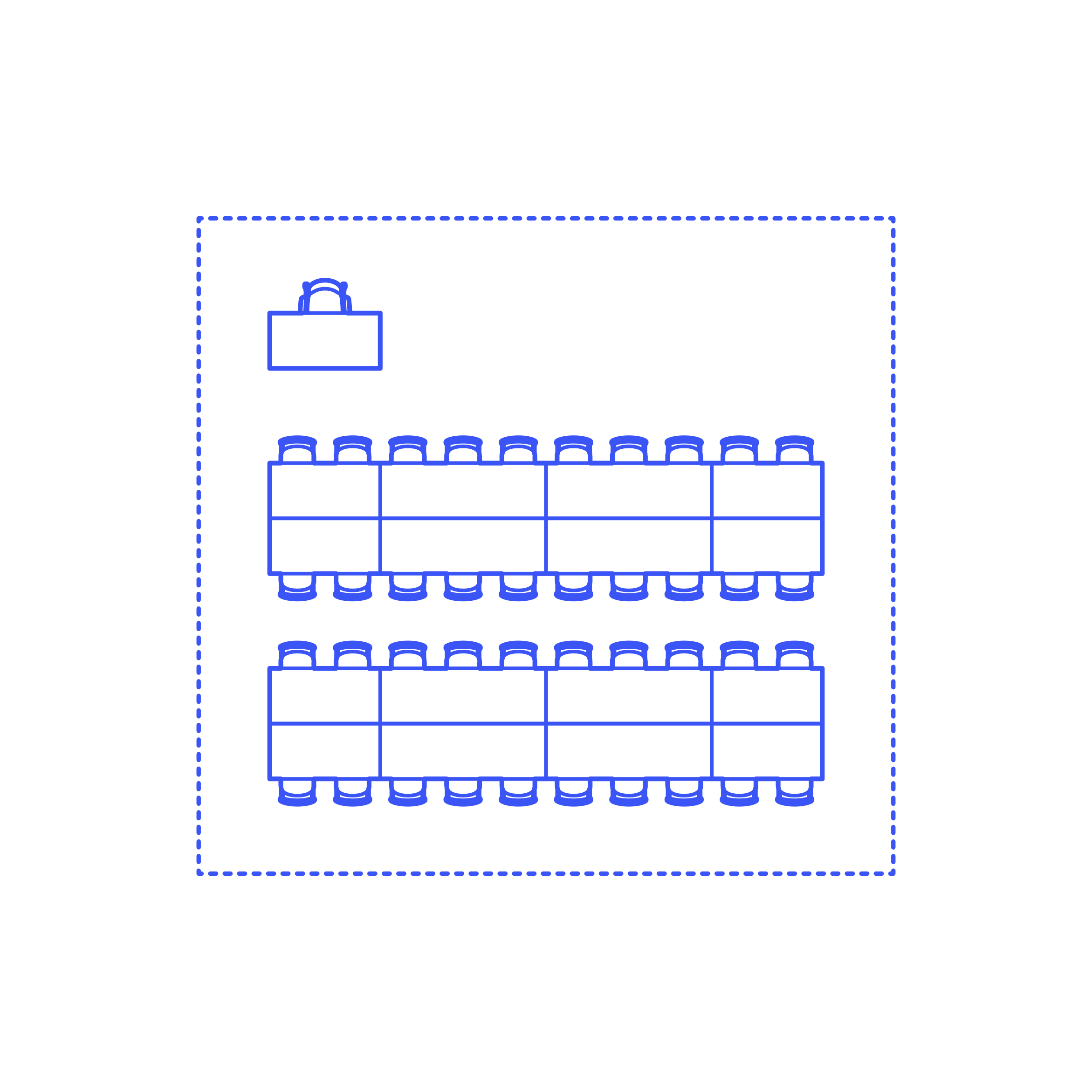 Layouts Classrooms Rows Facing 10 Line Art Illustration Svg Free Vectors